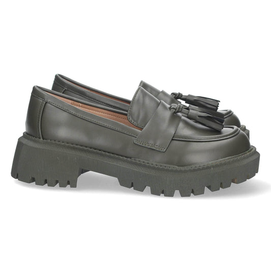 Mocasín de borlas verde - NESSNES